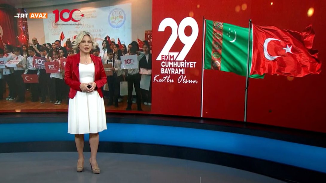 Türkmenistan'da Cumhuriyet'in Yüzüncü Yılı Coşkusu TRT'de Yayınlandı